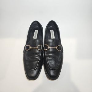 Steve Madden Carrine black leather loafers size 7